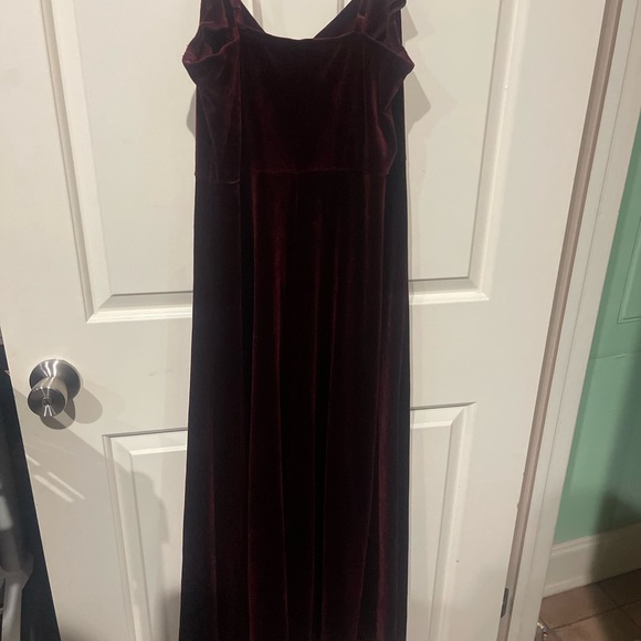 Velvet Red California Bay Co Long Dress size small - Picture 6 of 9